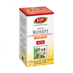 BIOSEPT (antibiotic natural), sirop miere si propolis  100 ml